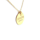 Gold-Plated From Cradle Necklace